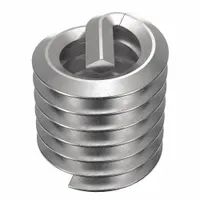 HELI-COIL Helical Insert: Tanged Tang Style, Screw-Locking, 1/4"-20 Thread Size, Plain, 100 PK (MPN A3585-4CN375)