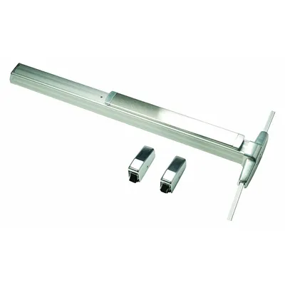 VON DUPRIN Surface Vertical Rod: 3 ft Max Door Wd - Surface Vertical Rod Push Bars
