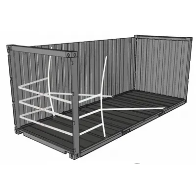 CARGO TUFF Container lashing to secure products in containers: 6,744 lb Break Strength, White