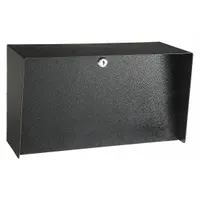 PEDESTAL PRO Outdoor Housing: 8 in Overall Ht, Black, Cover Housing, 6 in x 14 in, Black (MPN Lando-CS-14x8-E)