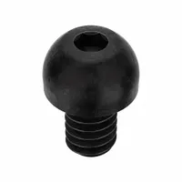 Socket Head Cap Screw: 1/4"-20 Thread Size, 3/8 in Lg, Button, Black Oxide, Alloy Steel, 100 PK (MPN 25C37KBC)