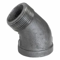 Metal Pipe Elbow: 3/4 in x 3/4 in, Threaded x Threaded, Class 150, 150 psi, 45° Elbow (MPN ZUSA-PF-23213)