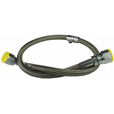 RANCO 1290132-A18 Evacuation & Charging Hose, 18 in, Silver - Evacuation & Charging Hoses
