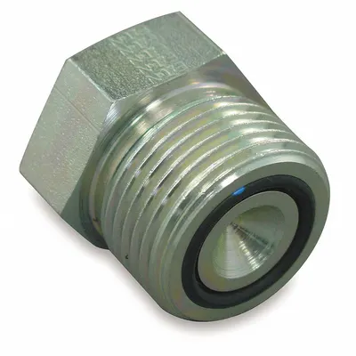 AEROQUIP Hydraulic Hose Plug: Carbon Steel, 1 1/4 in Fitting Size - Hydraulic Hose Plugs