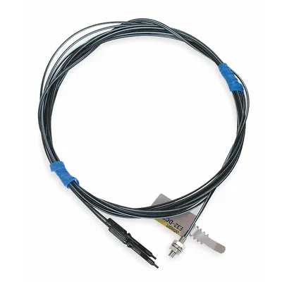 OMRON Fiber Optic Cable: Diffuse, M3 Screw, 2 m Cable - Fiber-Optic Sensor Cables