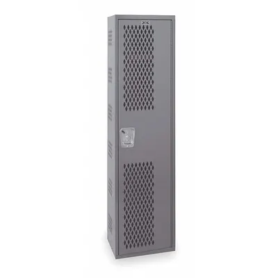HALLOWELL HWBA282-1HG Ventilated Steel Wardrobe Locker - Ventilated Metal Wardrobe Lockers