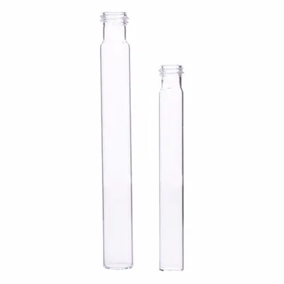 KIMBLE Culture Tube: 20 mL, Culture Tube, 20 mm Body Dia, 113 mm Overall Ht, Colorless - Glass Culture Tubes