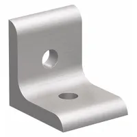 Inside Corner Bracket: Inside-Corner Bracket, 15 Series, 1 1/2 in x 1 5/16 in x 1 1/2 in, 2 Holes (MPN 4302)