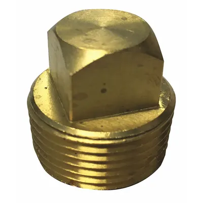 WEATHERHEAD Hydraulic Hose Adapter: Brass, 3/8 in Fitting Size, 1,200 psi Max. Working Pressure @ 70 F - Hydraulic Hose Plugs
