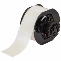 Wraparound Label: 3 3/4 in x 2 in, 2 in, Self-Extinguishing Vinyl, Clear (Matte) (MPN B33-27-417)