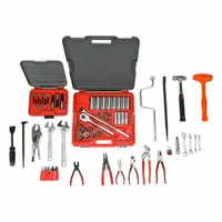 PROTO Master Tool Set: 66 Total Pcs, SAE, 3/8 in/1/2 in Socket Drive Size (MPN J99485)