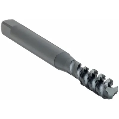 OSG Spiral Flute Tap: M6x1 Metric, 6H, 3 Flute, Bottoming Chamfer - General Purpose Spiral-Flute Taps