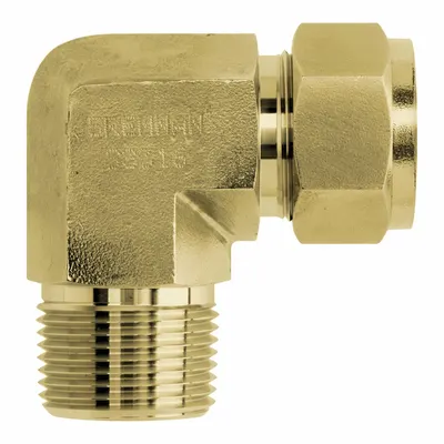 BRENNAN INDUSTRIES N2501-06-08-B Clean & Bagged Double-Ferrule - Clean & Bagged Double-Ferrule Brass Compression Fittings