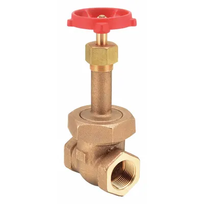 MILWAUKEE VALVE Gate Valve: 1 in, Bronze, Rising, FNPT x FNPT, 1,000 psi Max. Pressure (CWP) - Rising Stem Bronze General Purpose Gate Valves