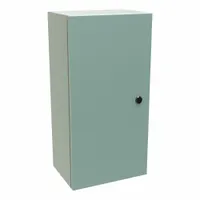 HAMMOND Electrical Enclosure: Steel, 24 in x 12 in x 8 in, NEMA 12/3R/4, Solid Cover, Hinged (MPN EN4SD24128GY)