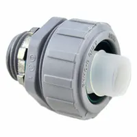 Liquid Tight Conduit Fitting: Plastic, 1/2 in Trade Size, Straight, Non-Insulated (MPN 430-NMLT)