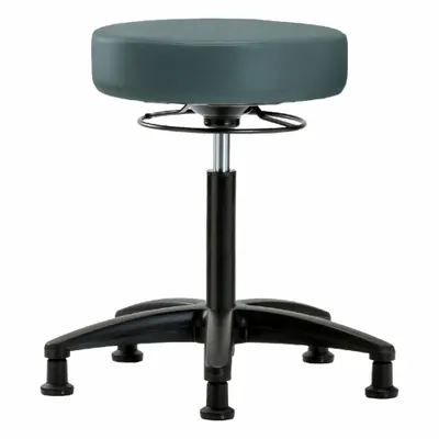 OEM Stool: Vinyl, Ht Range 19 3/4 in to 27 3/4 in, 17 in Seat Wd, 17 in Seat Dp - Vinyl Lab Stools