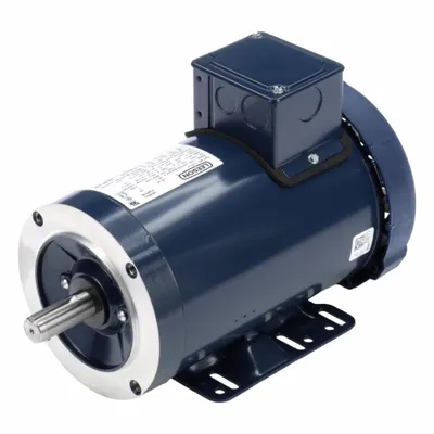 LEESON General Purpose Motor: C-Face/Rigid Base Mount, Totally Enclosed Fan Cooled - C-Face with Rigid Base 3-Phase General Purpose AC Motors