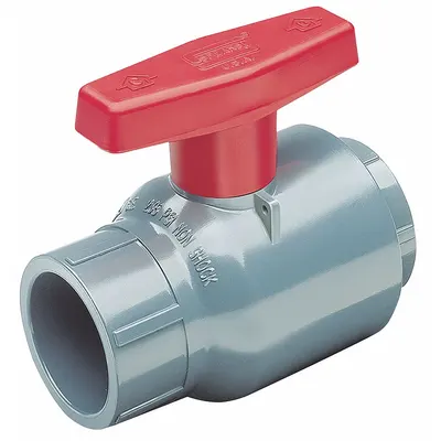 SPEARS Manual Two-Way Ball Valve: 1 1/2 in, CPVC, Straight, 235 psi Max. Pressure (CWP) - CPVC Ball Valves