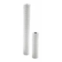 FULFLO Water Filter Cartridge: 1 micron, String Wound, 5 gpm, Rayon, 10 in Overall Ht, 6 PK (MPN E39R10)