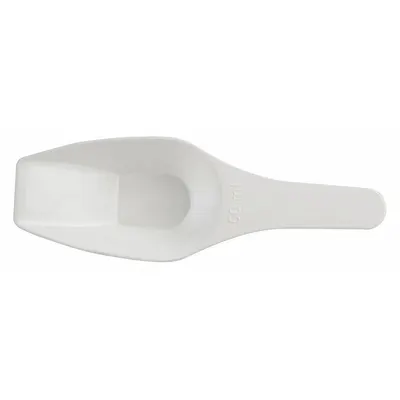 OEM Scoop: Non-Sterile, Polypropylene, 50 mL Capacity - mL, 1 3/4 fl oz Capacity - oz - Polypropylene Lab Scoops & Spoons
