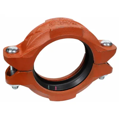 GRUVLOK Clamp Coupling: Clamp, 2 in x 2 in, Ductile Iron, NBR Seal - Grooved Pipe Couplings