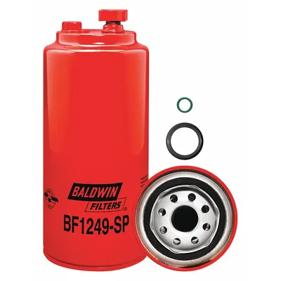BALDWIN FILTERS Fuel Filter: Spin-On, 3 11/16 in Outside Dia, 1"-14 Thread Size - Spin-On Fuel Filters