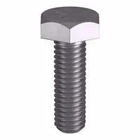 Heavy Hex Bolt: Stainless Steel, Grade B8, Plain, 3/8"-16 Thread Size, 1 1/4 in lg, 10 PK (MPN ZBOLT-5043)