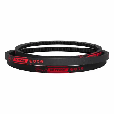 GATES Cogged V-Belt: BX110, 113 in Outside Lg, 21/32 in Top Wd, 13/32 in Thick - BX Section V-Belts