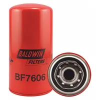 BALDWIN FILTERS Fuel Filter: Spin-On, 3 11/16 in Outside Dia, 1-12 Thread Size, Cellulose, Volvo (MPN BF7606)
