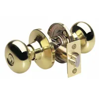 MASTER LOCK Door Lockset: Office Knob Locksets, Brass (MPN BC0103KA)