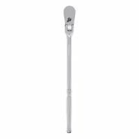 TEKTON Hand Ratchet: Pear, Reversible, 14 in Overall Lg, Polished, 4° Min Arc Swing, Long Lg (MPN SRH21214)