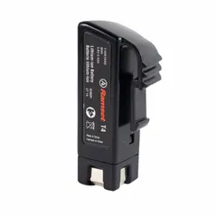 Replacement battery for RAMSET cordless tools. Provides 6V DC output with 1500 mAh capacity. Features tabbed terminals for secure connection. Not oil-resistant.