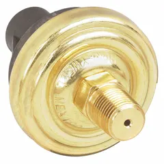This Honeywell pressure switch is designed for industrial machine tool applications requiring liquid and corrosion resistance. It monitors pressure in hydraulic or pneumatic systems, triggering an electrical signal when pressure reaches a set point between 0.5 psi and 150 psi. The switch features a 1/8-27" MNPT pressure connection for easy installation.