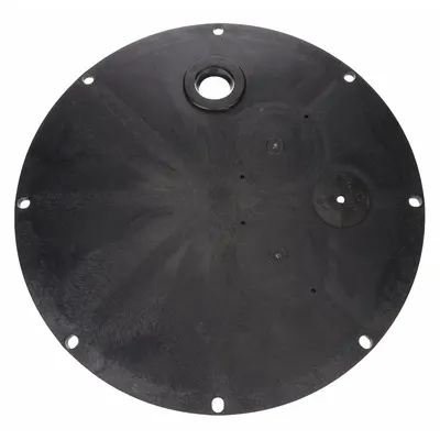 LITTLE GIANT Sump Basin Cover: Polyethylene, Crawl Space Basin, 2 in Outlet Dia, 2 in Vent - Lids for Basins
