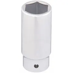This 3/4" drive hand socket features a 1 5/16" SAE size with a 6-point deep design for secure engagement on hex fasteners. The chrome finish resists corrosion, and the friction retention mechanism helps hold the socket on the drive tool. Suitable for heavy-duty fastening and loosening tasks in automotive, industrial, and mechanical maintenance applications.