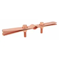 Riser Clamp: Copper-Plated Steel, 300 lb Load Capacity, 2 in Overall Lg (MPN 5110400CP)
