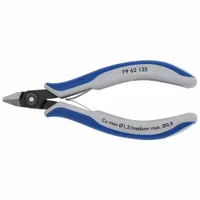 Precision Diagonal Cutting Plier: ESD-Safe, Flush, Pointed, 5 in Overall Lg, 1/2 in Jaw Lg (MPN 79 62 125)