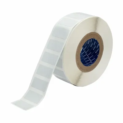BRADY Pre-Cut Label Stock Roll: 1 in x 2 in, 1 in, Polyester, Halogen-Free/Metal Detectable - Brady Precut Label Rolls