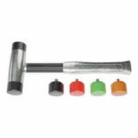Replaceable Tip Hammer: Urethane, 2 lb Head Wt, 1 1/2 in Tip Dia, 12 in Overall Lg, Replaceable Tips (MPN AM2ARTAG)