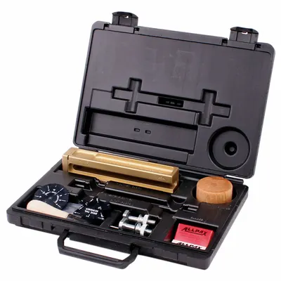 ALLPAX Gasket Cutter Kit: 26 Pieces, Imperial, 1/4 in Min Cutting Dia - Extension-Style Gasket Cutters
