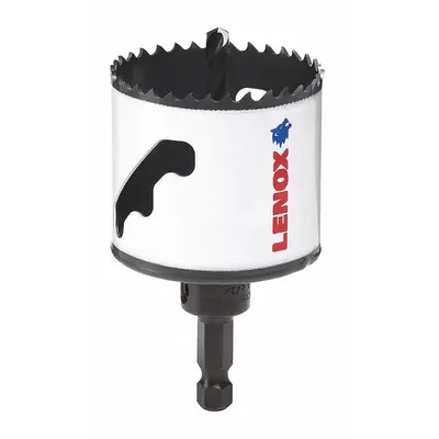 LENOX 2-1/4 in Bi-Metal Hole Saw with Attached Arbor - Multi-Material-Cutting Hole Saws with Attached Arbor