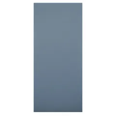 This panel is a plastic polymer bathroom partition component with a high-density polyethylene core. It measures 55 inches high, 58 inches wide, and 1 inch thick, featuring a charcoal color with a pebble texture finish. Suitable for constructing privacy partitions in commercial restroom applications.