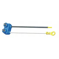 GROTE Pigtail: PL-10 Connector/Ring Terminal/Blunt Cut, 2 Wires, 6 in Wire Lg, 3 Connectors (MPN 67050)