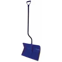APPROVED VENDOR Snow Shovel: Plastic/Steel, 13 in Blade Lg, 19 11/16 in Blade Wd, 3.3 mm Gauge