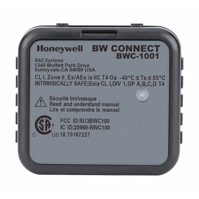 HONEYWELL Wireless Calibration Adapter: Wireless Calibration Adapter, BW, HONEYWELL BW - Honeywell BW Gas Detector Accessories