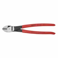 High Leverage Diagonal Cutting Plier: Std, Straight, Oval, 1 in Jaw Lg, 1 1/8 in Jaw Wd, 9 - 11 in (MPN 74 01 250 SBA)