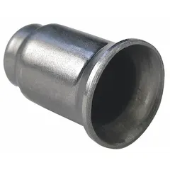 Replacement pilot orifice for gas pilot assemblies in HVAC and commercial cooking equipment. Meters gas flow to maintain a stable pilot flame for reliable main burner ignition in furnaces, boilers, and water heaters.