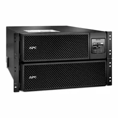 Single-phase online double-conversion UPS rated at 10 kVA with 208 V input and 208 V output. Provides continuous power conditioning and battery backup for critical equipment such as servers, network gear, and industrial controls, protecting against surges, sags, and outages.