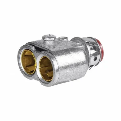 RACO Straight Duplex Box Connector - Straight Duplex Box Connectors